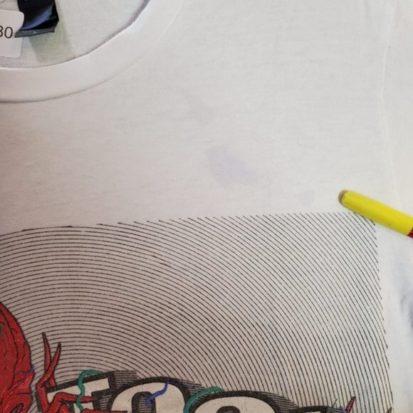 Tool Men Shirt Small White Rock Band‎ Skeleton  Los Angels California Tee READ - Picture 3 of 10